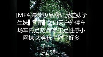 [MP4]最新极品网红反差婊学生妹▌司雨▌大白天户外停车场车内足交 芊芊玉足性感小网袜 太会玩了射了好多