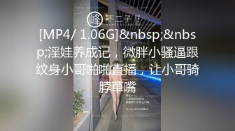 [MP4/ 1.06G]&nbsp;&nbsp;淫娃养成记，微胖小骚逼跟纹身小哥啪啪直播，让小哥骑脖草嘴