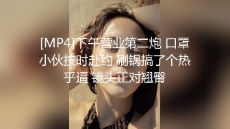 [MP4]下午营业第二炮 口罩小伙按时赴约 刷锅搞了个热乎逼 镜头正对翘臀