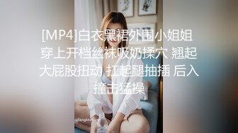 [MP4]白衣黑裙外围小姐姐 穿上开档丝袜吸奶揉穴 翘起大屁股扭动 扛起腿抽插 后入撞击猛操